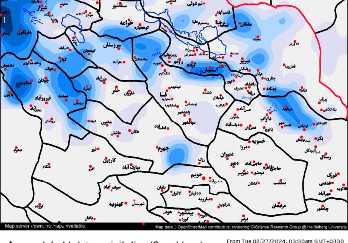 بررسی بارش موج پیش رو، چهارشنبه تا پنجشنبه ۹ و ۱۰ اسفند ۱۴۰۲