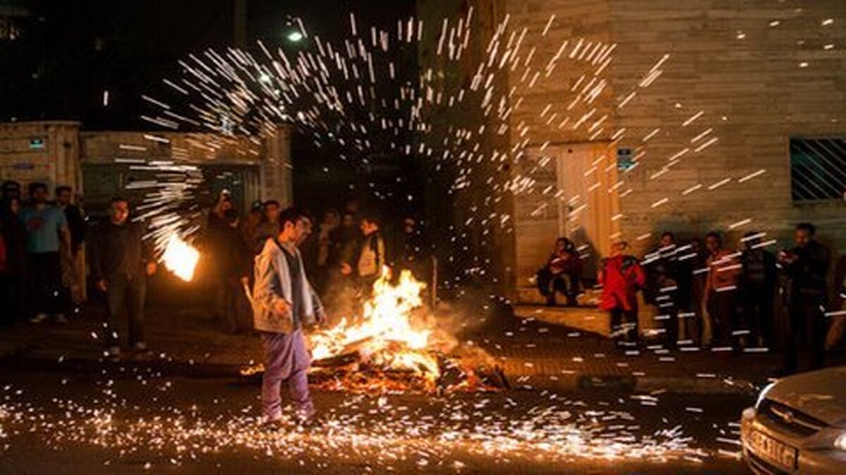 گزارش آماری حوادث شب چهارشنبه سوری