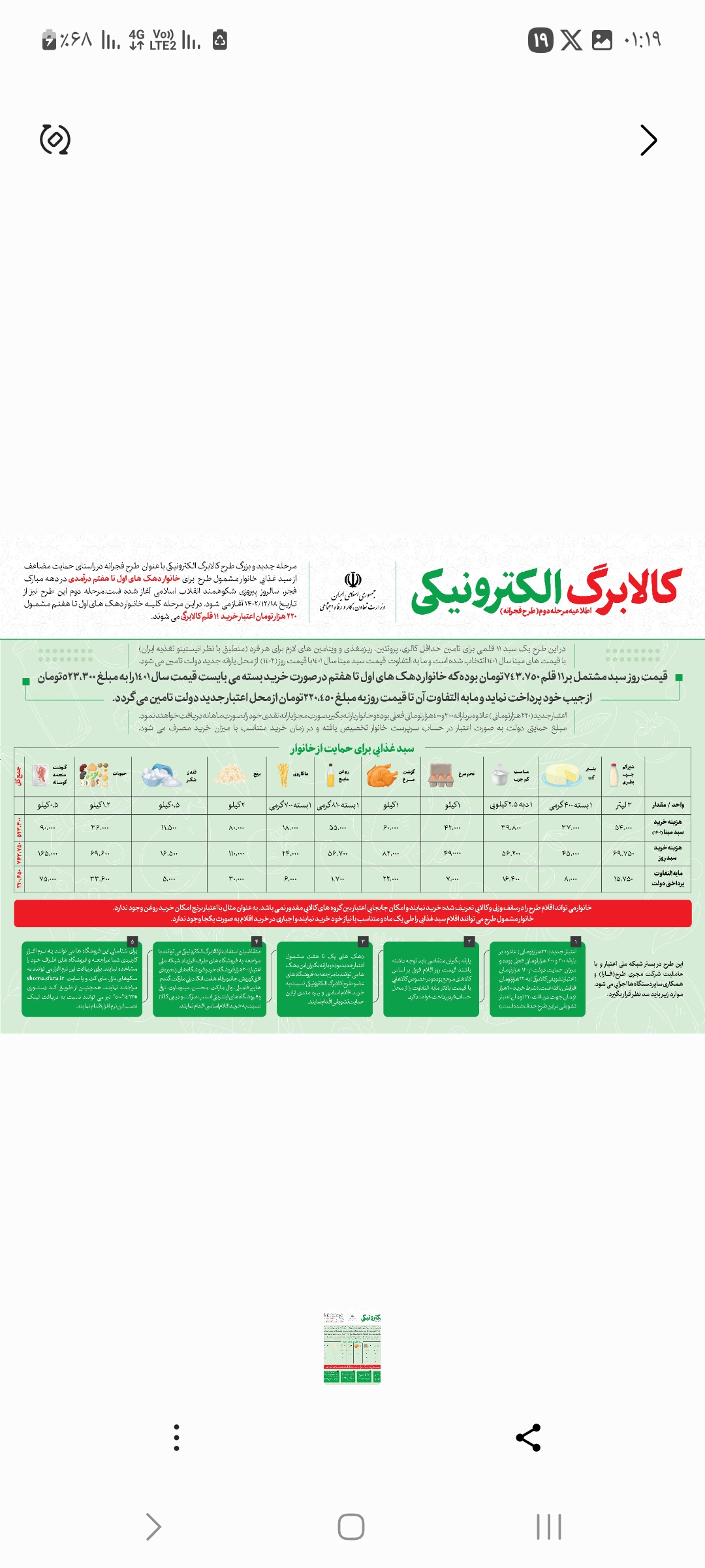 قابل توجه افرادی که کالا برگ دریافت نکردند