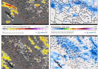 بررسی بارش‌های احتمالی امروز یکشنبه دوم اردیبهشت ١۴٠٣