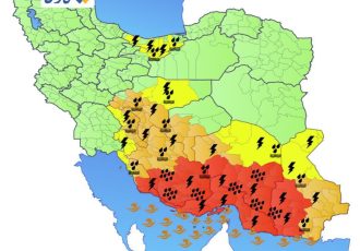 هشدار قرمز هواشناسی برای ۵ استان