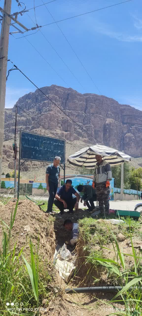 برقراری مجدد ارتباط تلفن ثابت و اینترنت روستای باغشاد