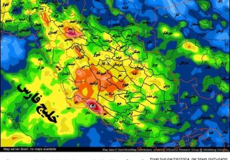 ورود یک موج بارشی قدرتمند به استان فارس و احتمالا به استهبان١٢ تا ١4 اردیبهشت ١4٠٣
